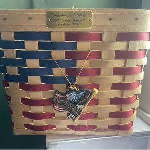 NEW Longaberger Village 20th Century Basket 1st Edition 1997